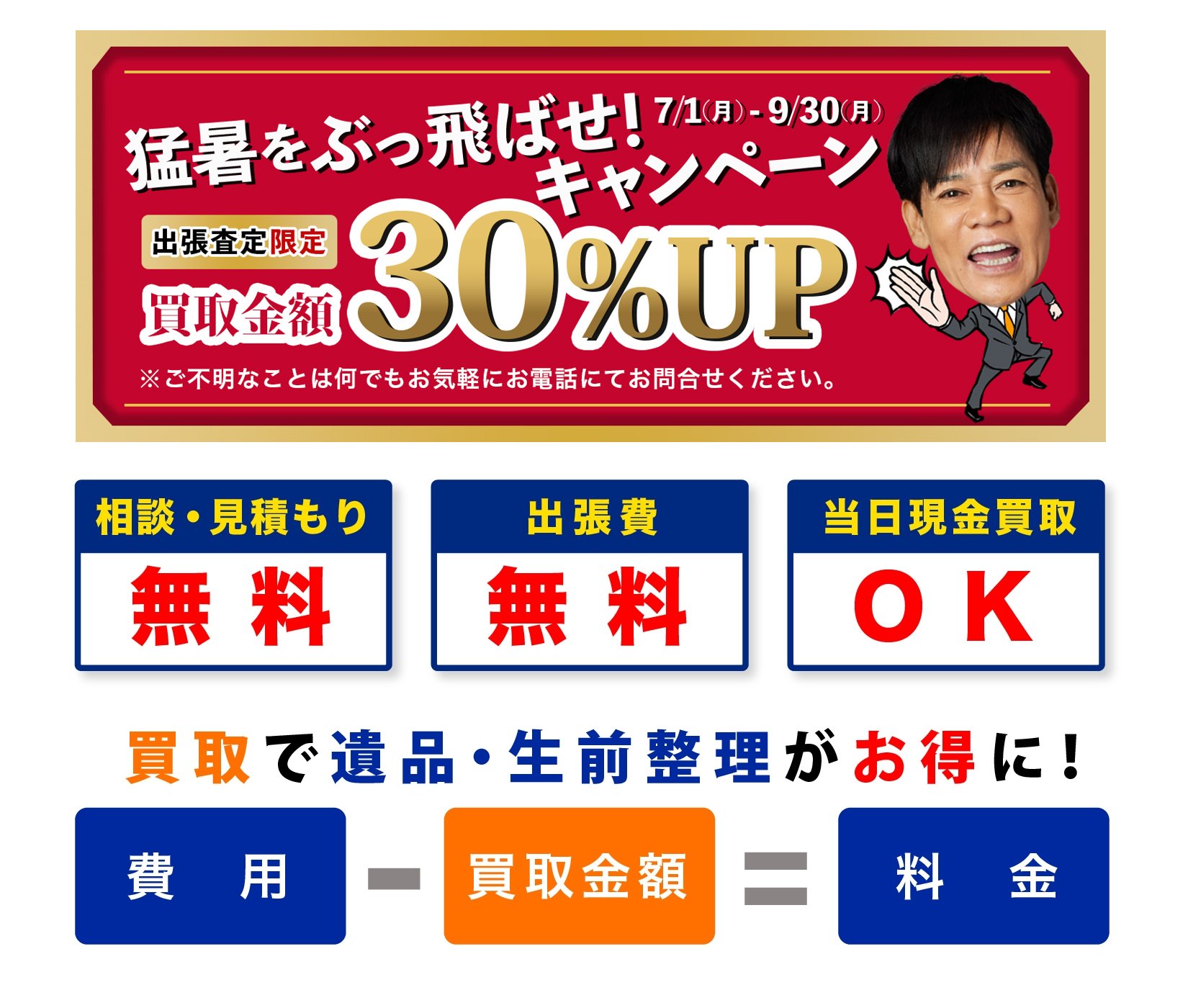 買取 お得 遺品整理 生前整理