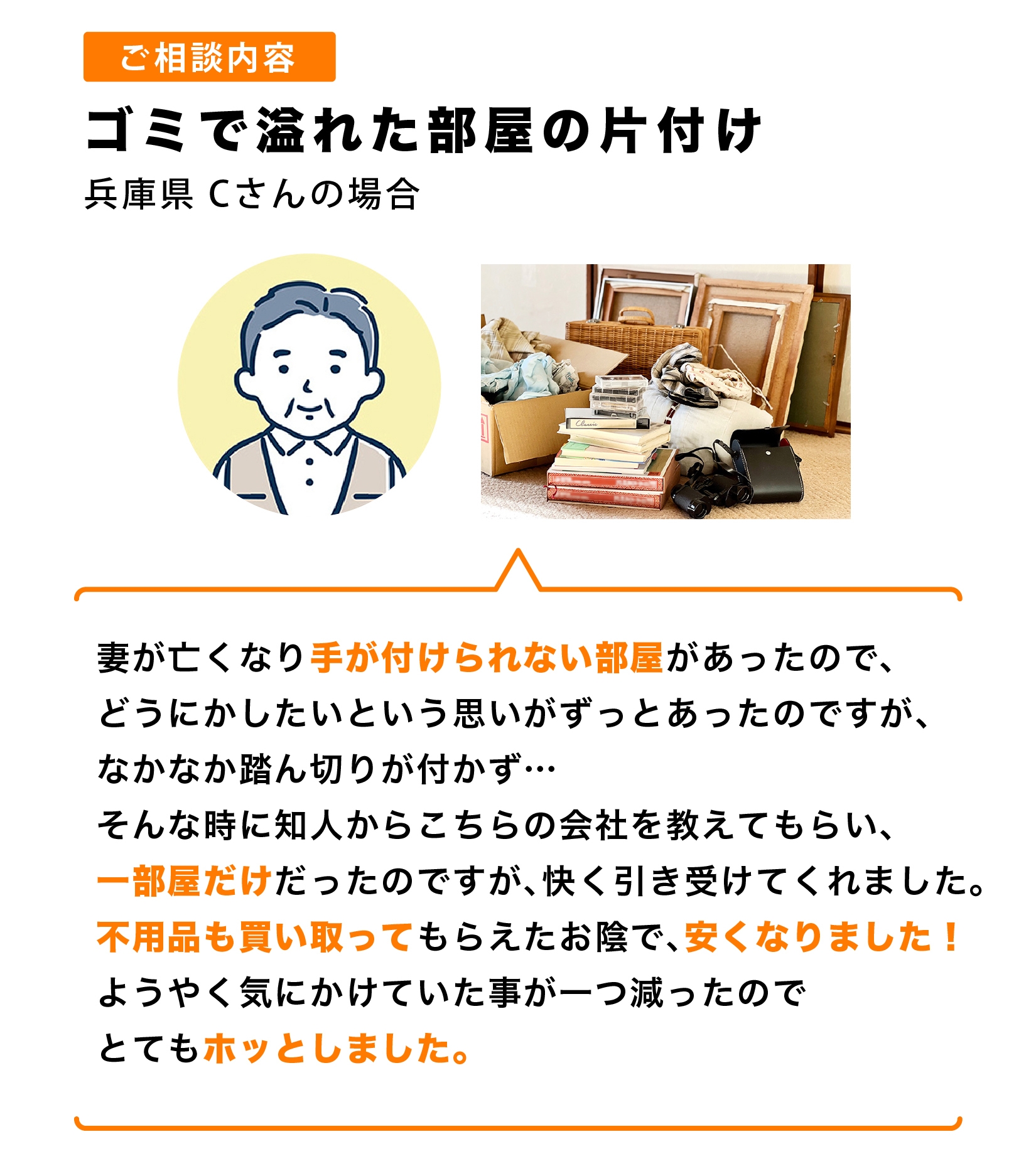 遺品整理 買取 口コミ 声(~46)